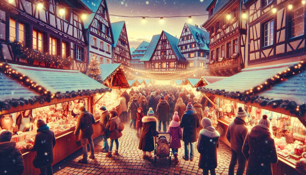 Les incontournables marchés de noël d’alsace